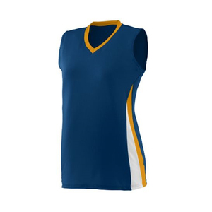 Maillot de volley-ball premium neuf, respirant et personnalisable avec logo, pour le jeu en équipe, à manches courtes et flexible. - Product Image 2