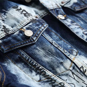 Vestes en jean pour hommes de qualité supérieure, design unique, légères, services OEM, prix bas, pour la vente en ligne - Product Image 5