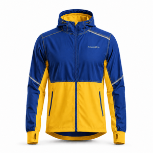 KhumBro <b>Mens</b> Adults Solid Hooded for Softshell Bomber <b>Jacket</b> Custom Reflective Waterproof Outdoor Training and <b>Cycling</b> - Product Image 1