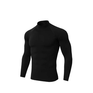 <b>Men</b> Compression Long Sleeve Workout Gym <b>T</b>-<b>Shirt</b> Running Top <b>Cool</b> Dry Sports Base layer Undershirts - Product Image 2