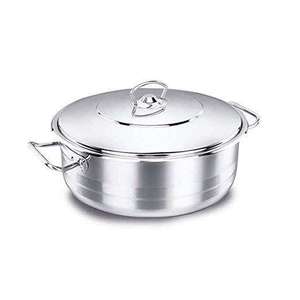 Olla de Acero Inoxidable Moderna y Ecológica, Apta para Lavavajillas, con Tapa, 24 cm, Utensilio de Cocina Duradero de Gran Capacidad para Gas e Inducción - Product Image 3