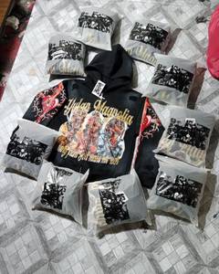Custom Streetwear Style Cotton <b>Fleece</b> DTG Print Hoodie Regular Fit Sun Faded Ripped <b>Men</b> Fashion <b>Zip</b> <b>Up</b> Hoodie - Product Image 6