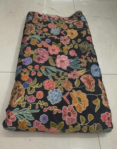 Tela Chinoon de Chifón con Estampado Digital y Bordado, Material de Lujo para Sarees y Vestidos Tradicionales de Mujer, Venta al Por Mayor, 70 GSM - Product Image 5