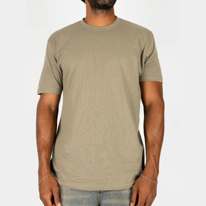 T-shirt basique uni à col rond pour homme, personnalisé, décontracté, à manches courtes, en coton - Product Image 3