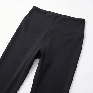 Black Sports Bra & Leggings Set | Criss Cross <b>Back</b> Yoga Activewear | High Waist Squat Proof Fitness Set| Custom OEM Manufacturer - Product Image 4