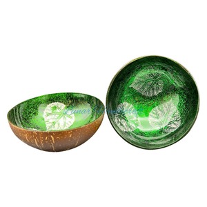 ชามมะพร้าวแบรนด์ชั้นนำที่มีเอกลักษณ์เฉพาะสไตล์ผสมสีราคาสมเหตุสมผลผลิตในเวียดนาม - Product Image 2