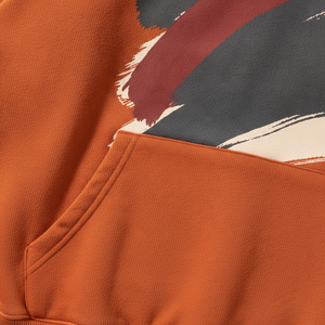 Sweat à capuche pour homme en molleton 100% coton épais, coupe oversize, effet délavé, avec impression numérique de logo personnalisé, idéal pour l'hiver - Product Image 4