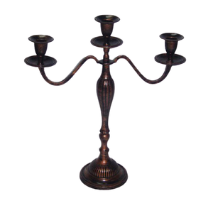 Luxurious Style Top Trending Bronze Finishing Metal <b>Candle</b> <b>Holder</b> 3 Arms Metal <b>Candle</b> Stand Designer <b>Candle</b> <b>Stick</b> Stand - Product Image 1