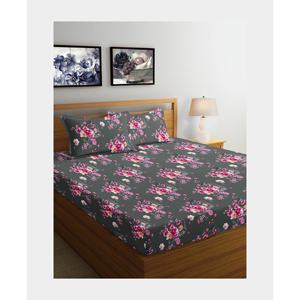 Luxury 100% Polyester 100 GSM Micro <b>Single</b> Queen King Bedsheet Customizable <b>Floral</b> Design Printed Pattern Best <b>Bedding</b> Set 4018 - Product Image 3