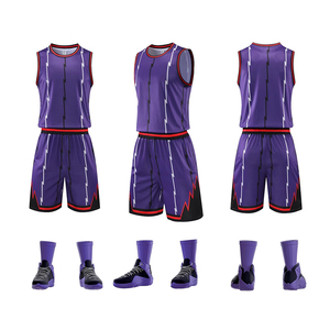 Uniformes de basket-ball sublimés noirs et jaunes pour jeunes, vente en gros, vierges, réversibles, personnalisables - Product Image 3