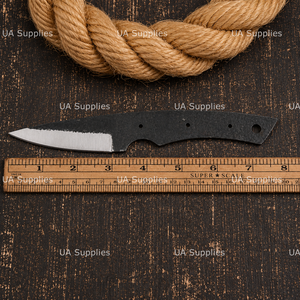 Cuchillo utilitario UA Supplies 1095 de alta calidad, estilo bisturí, hoja completa de 8 pulgadas con punta caída, OEM disponible, para bricolaje y caza. - Product Image 5
