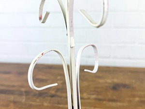 Decorative Iron <b>Mug</b> <b>Tree</b> Holder Stand With Multiple Curved Hooks Freestanding Coffee Cup Hanging Storage Rack Kitchen Countertop - Product Image 1