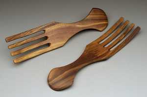 Handcrafted Wooden <b>Salad</b> Mixer for Home Kitchen Wooden <b>Salad</b> Mixing <b>Tool</b> for Vegetable Preparation - Product Image 2