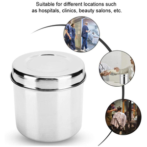 Pot à pommade Holloware en acier inoxydable de qualité médicale, récipient durable pour usage chirurgical et hospitalier - Product Image 5