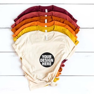 Camiseta Unisex con Logotipo de Marca Personalizado, Precio de Fábrica, Impresión en Serigrafía, 142 g/m², Ligera, 100% Algodón, Estilo Bella Canvas 3001 - Product Image 1