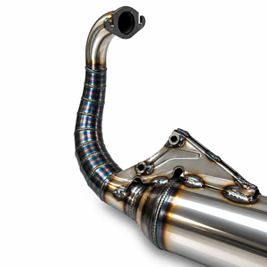 Sistema de Escape Completo para Motocicleta OEM de Alta Calidad, Silenciador de Acero Soldado a Mano, Tubo de Escape para Dio Performance Racing - Product Image 5