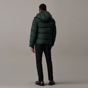 Veste matelassée homme à manches longues, coupe ajustée, fermeture éclair, légère, coupe-vent, chaude, pour l'hiver, pour garçons - Product Image 2