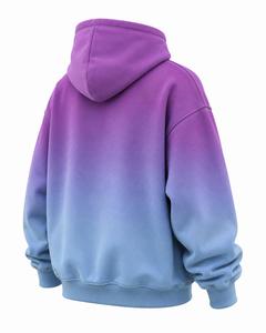 เสื้อฮู้ดดี้ยูนิเซ็กซ์ทรงโอเวอร์ไซส์ ย้อมสีแบบไล่เฉดสี แขนยาว ผ้าฟลีซ ใส่ได้ทุกโอกาส เหมาะสำหรับฤดูหนาว สไตล์ลำลอง สตรีทแวร์ กำลังฮิต ผลิตจากผ้าฝ้าย 100% - Product Image 6