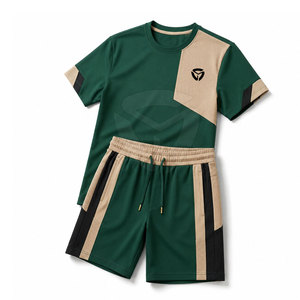 Lightweight Men T-Shirt And <b>Shorts</b> <b>Set</b> Perfect For Summer Casual Wear Outdoor Activities And Daily Relaxed Comfortable Outfit - Product Image 3