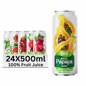 100% Boisson de jus avec pulpe 500ml sans sucre, OEM/ODM, marque privée, échantillon gratuit, prix d'usine Vietnam - Product Image 1