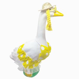 Robe de Porcherie Personnalisée OEM/ODM Direct Usine - Nouveau Style 2026 Jaune Hawaïen à Grands Pois en Polyester - Product Image 2