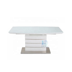 Giá Rẻ Giá MDF sơn trắng + siêu trắng kính phòng ăn đồ nội thất nhà hàng bảng - Product Image 1