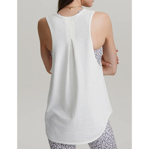 Women's Workout Knitted Tank <b>Top</b> with Front Logo-Breathable Quick Dry High Quality Sublimated Sport <b>Top</b> for Gym/Yoga - Product Image 6
