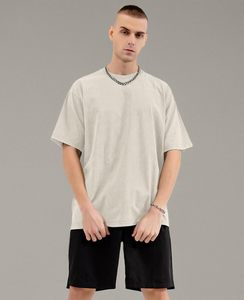 Camisetas de algodón unisex para hombre, de cuello redondo, holgadas, estilo vintage, lavadas y con efecto ácido, transpirables, ecológicas, de manga corta, informales. - Product Image 5