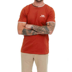 T-shirt Homme Col Rond Coupe Slim 2026 en Coton de Haute Qualité avec Impression Personnalisée du Logo - Product Image 1