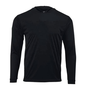 Hombres Sun Skin Protection T-Shirt Sudadera con capucha de manga larga al aire libre de poliéster con capucha - Product Image 6