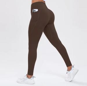Leggings de Cintura Alta con Bolsillos, Elásticos, Deportivos, de Compresión, Control de Abdomen, Efecto Push-Up, para Mujer, Todas las Temporadas - Product Image 5
