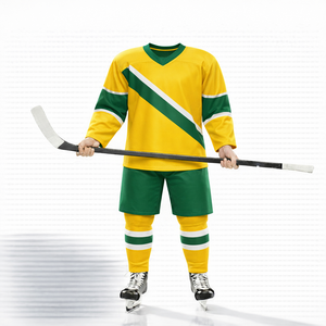 Maillot de hockey sur glace haute performance, tenue d'équipe personnalisée, polyester respirant, sublimé, écologique, grande taille, équipement d'entraînement - Product Image 6