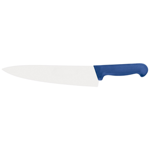 Couteaux de chef en acier inoxydable de 300 mm avec manche bleu confortable pour la cuisine, la préparation culinaire, la découpe de viande et l'usage quotidien - Product Image 1