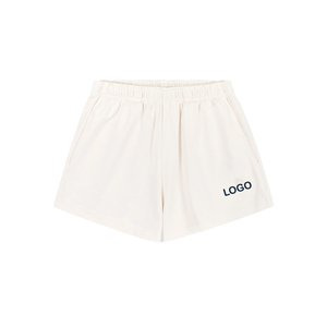 Pantalones Cortos Deportivos Personalizados para Mujer, Estilo Universitario, con Cintura Elástica, Tejido de Algodón Francés Premium, Teñido, para Deporte y Ocio - Product Image 2