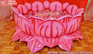 Fontaine d'eau Royal White Lotus pour la décoration d'entrée de mariage, décoration élégante pour événements de mariage, fontaine en fibre de verre, eau, USA - Product Image 4