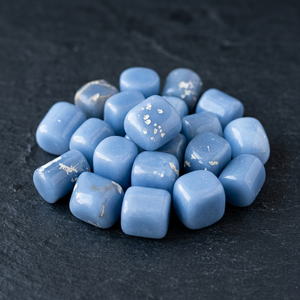 Pierres Roulées d'Angelite Premium, Copeaux de Cristal d'Angelite Bleue Naturelle Polie, Pierres de Poche, Fournisseur en Gros pour Cadeaux Spirituels - Product Image 3