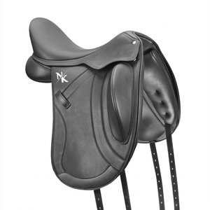 อานม้าหนังวัวแท้คุณภาพสูงสำหรับขี่ม้าแบบอังกฤษ ดีไซน์ทนทาน พนักพิงสูง ผลิตภัณฑ์สำหรับแข่งม้าจากอินเดีย ขายดีที่สุด - Product Image 1