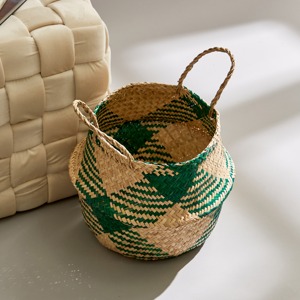 Cheapest cost sustainable sea grass storage <b>basket</b> seagrass <b>belly</b> <b>baskets</b> home spa hotel organization - Product Image 3