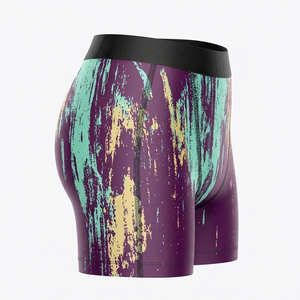 High Waist Printed <b>Mens</b> <b>Compression</b> <b>Shorts</b> Quick Dry Gym Fitness Running Training Sports Sublimation Wholesale Supply - Product Image 2