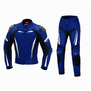 Combinaison de moto en cuir pour adultes et garçons, haute protection, vêtements imperméables et résistants aux déchirures, combinaison de moto - Product Image 3
