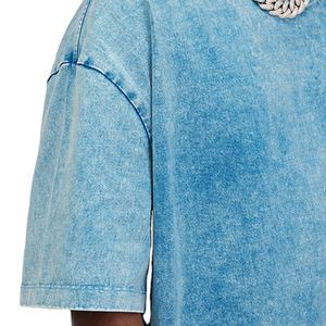 ¡Novedad de 2025! Camiseta extragrande de algodón con estampado de alta calidad liso personalizado, camiseta vintage en blanco de talla grande con lavado ácido para hombre - Product Image 2