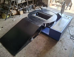 Máquina Envolvedora Semiautomática Pequeña para Envolver Bobinas de Cable, Palés y Rollos con Cinta y Film Estirable - Product Image 3