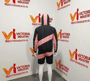 Nouvel ensemble de vêtements de sport unisexe, veste à capuche d'automne, coupe-vent, imperméable, respirant, design 2 en 1, style streetwear - Product Image 5