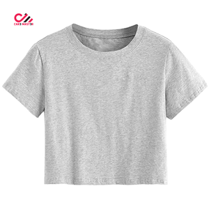 สินค้าขายดี ราคาสุดคุ้ม เสื้อครอปท็อปผู้หญิง รุ่นใหม่ ขายดี พิมพ์ลายซิลค์สกรีน เสื้อครอปท็อปผู้หญิง - Product Image 1