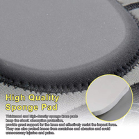 Genouillère de compression en éponge respirante et douce de haute qualité personnalisée Aofit pour la danse, le volley-ball, le basketball, le football