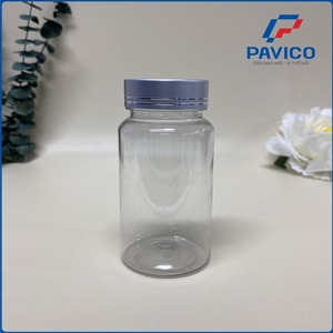 Botellas de Plástico PET de 200 ml con Tapa de Rosca, Redondas, para Impresión por Transferencia de Calor, para Medicamentos, Pavico Vietnam OEM/ODM DA200 - Product Image 5