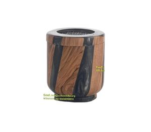 Brûleur d'encens en bois époxy arabe élégant fait à la main Mubkhar traditionnel pour diffuseur de support de Bakhoor Oud de parfum de maison de luxe - Product Image 4