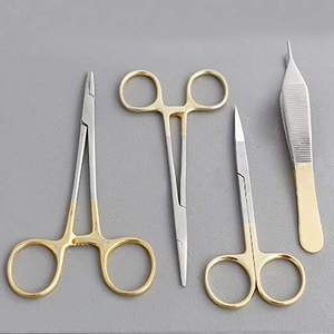 Pinces manuelles en titane de qualité supérieure pour greffe de cheveux, épilation et extraction, pour la chirurgie d'implantation capillaire FUE - Product Image 1
