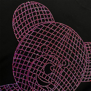 Wholesale High Quality 100% Cotton Solid Regular Fit <b>Blank</b> T-Shirt Heavy <b>Weight</b> Custom Logo Men Screen Printing Rhinestone Tee - Product Image 2