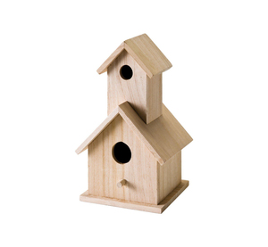 Luxury Wooden Bird Habitat House with Traditional Design for Nature Inspired Decor Themes - Product Image 1